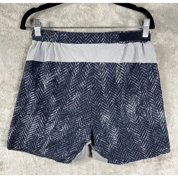 LULULEMON BHMI Grey Black Lightweight Surge Shorts 5" Lined Men's M - Picture 2 of 16